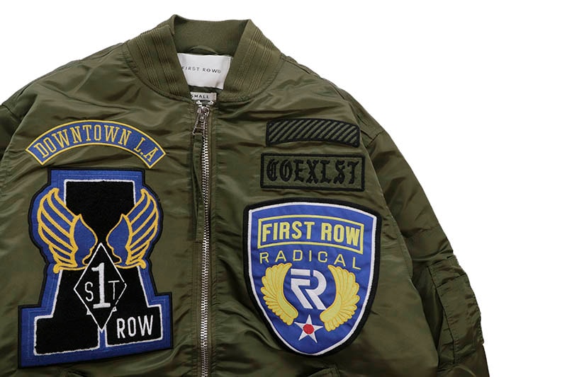 楽天市場】FIRST ROW FORCE MULTI PATCHES MA-1 JACKET (FRJ4010:OLIVE