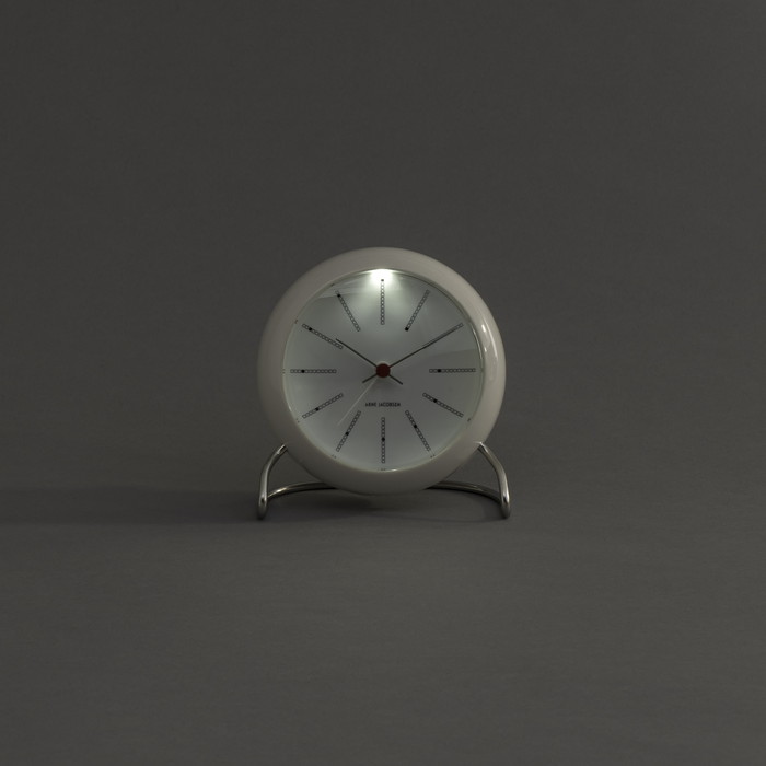 楽天市場】ARNE JACOBSEN TABLE CLOCK BANKERS アルネ ヤコブセン