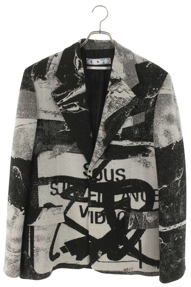 楽天市場】off-white テーラードジャケットの通販