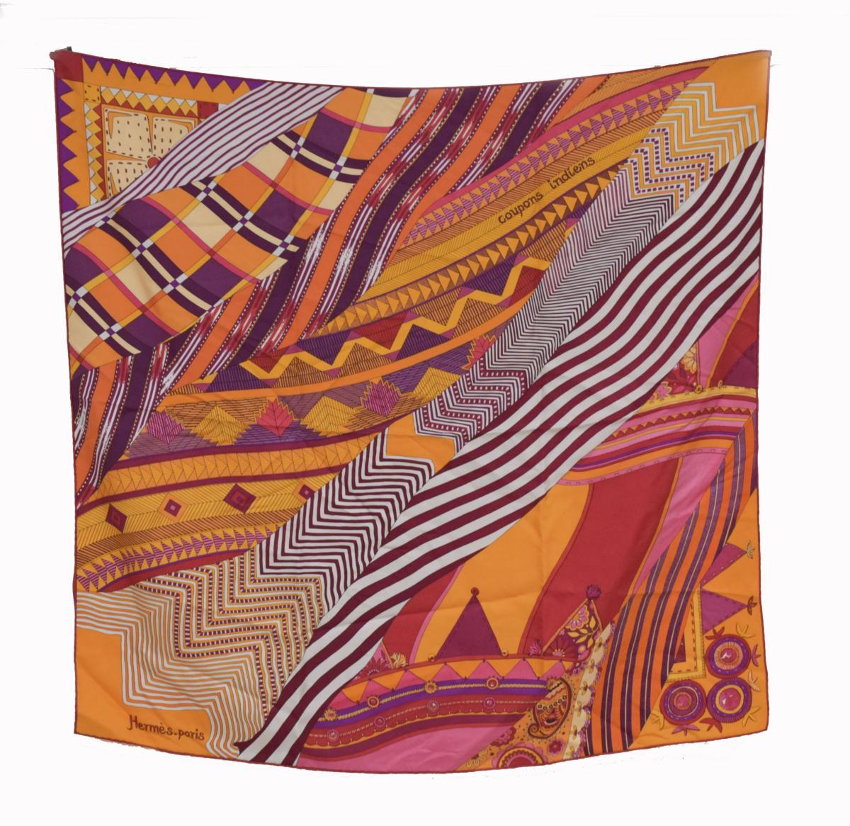 楽天市場】【中古】HERMES エルメス HERMES カレ90 COUPONS INDIENS