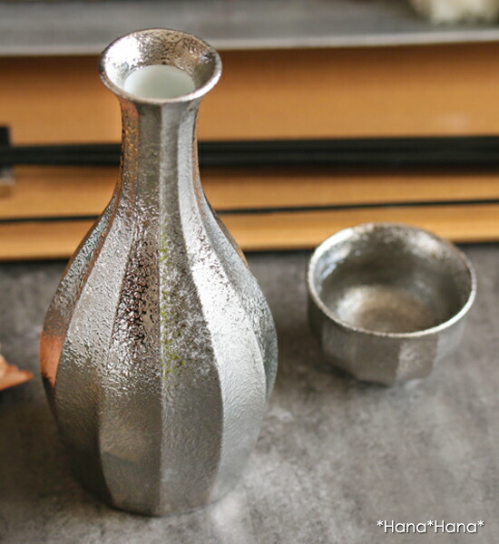 楽天市場】【3/1限定 P5倍】銀彩面取 徳利 200ml プラチナ 有田焼
