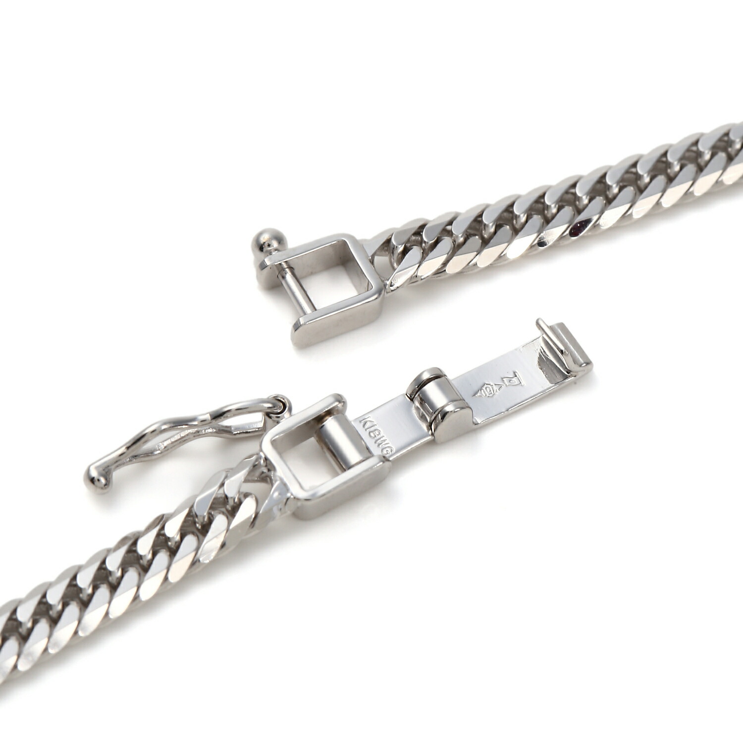 楽天市場】k18 喜平 アンクレット 6面 ダブル 10g 24cm ホワイト