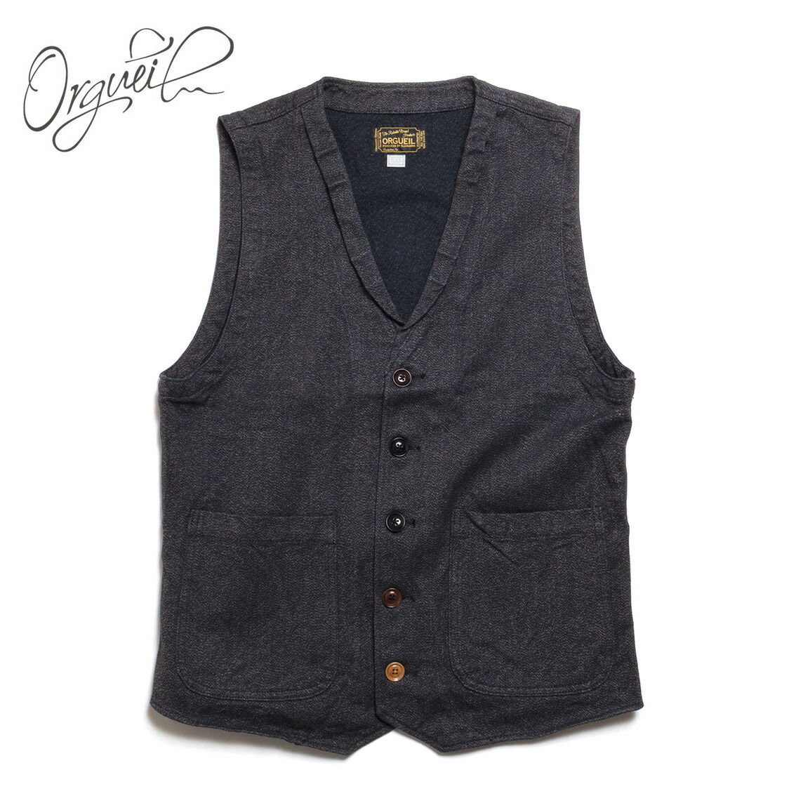 楽天市場】ORGUEIL オルゲイユ Gilet ジレ ベスト OR-4009 : HARTLEY
