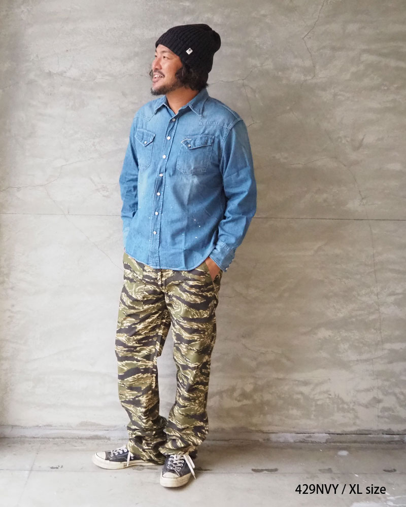 楽天市場】SUGAR CANE シュガーケーン デニムシャツ BLUE DENIM