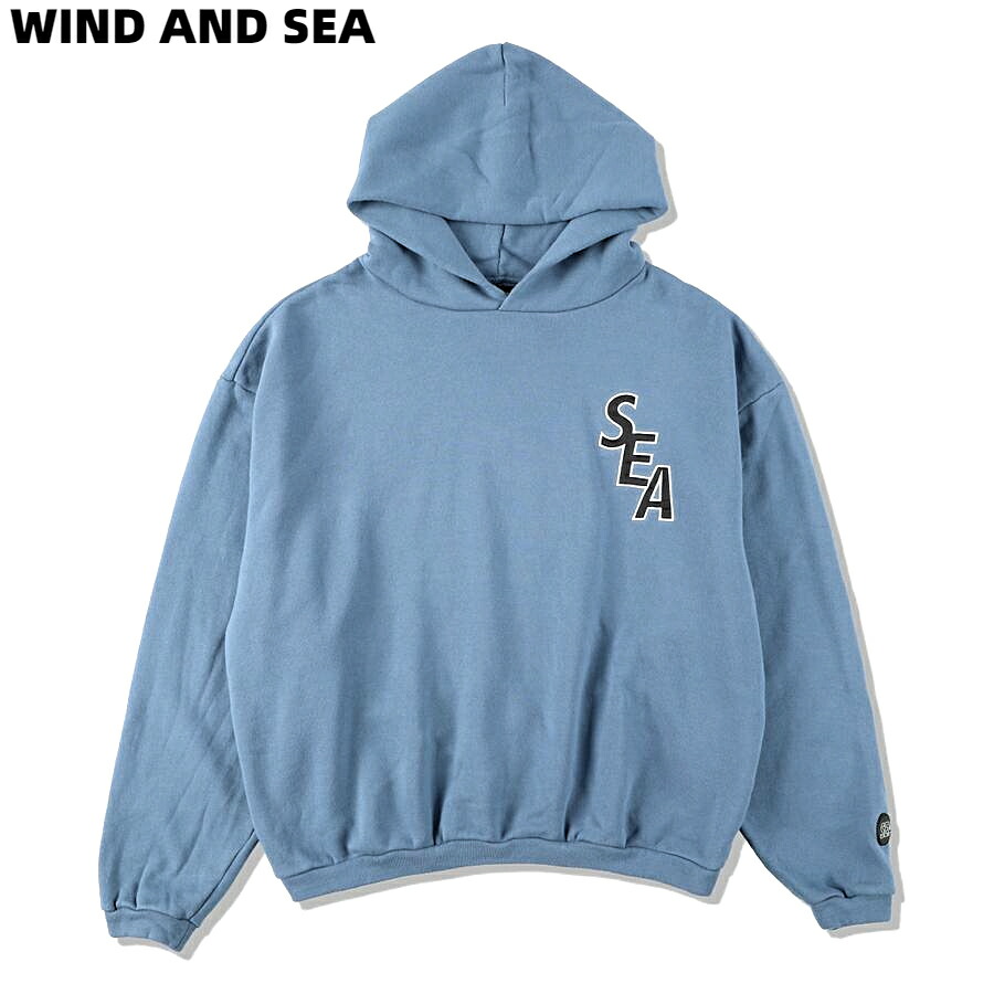 楽天市場】L【WIND AND SEA WDS S_E_A HOODIE / BLUE (21AW-TPS-01