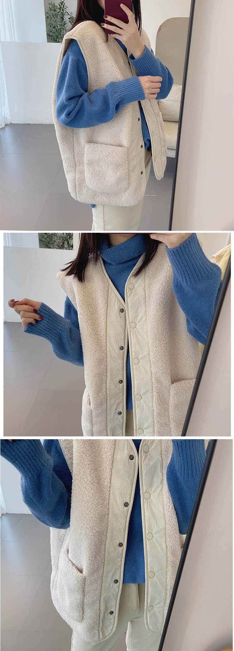 楽天市場】ベスト ジレ レディース ボア 秋 秋冬 冬 ブルゾン