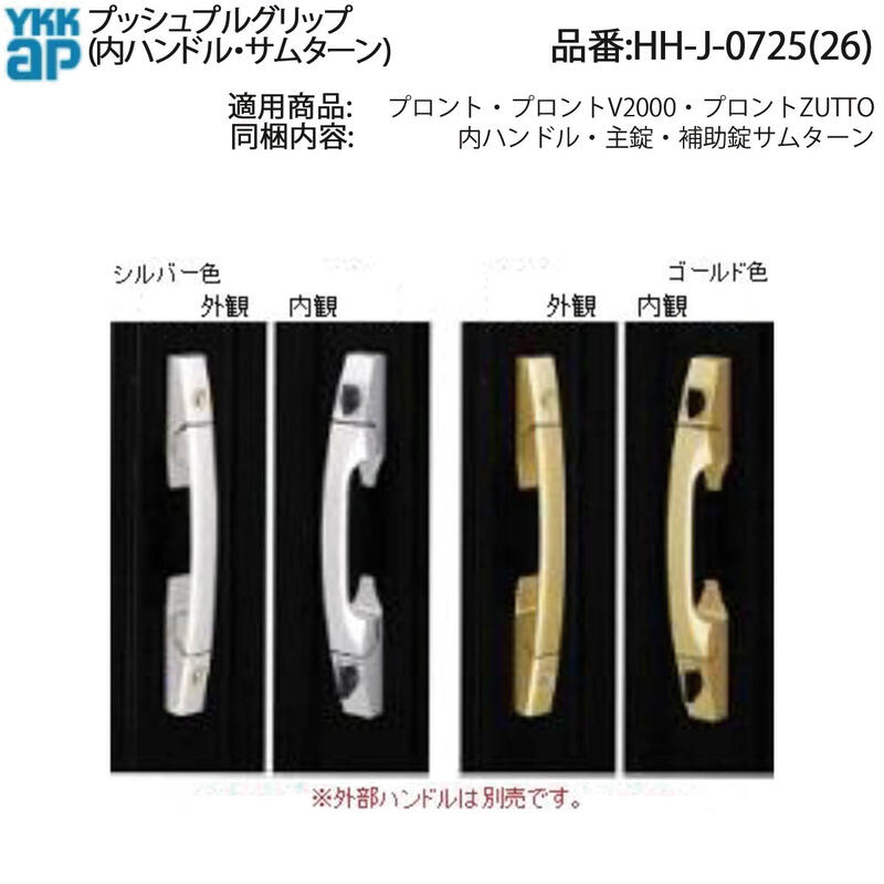 楽天市場】YKK AP HHJ0725 交換 用 部品 プッシュプルグリップ( 内