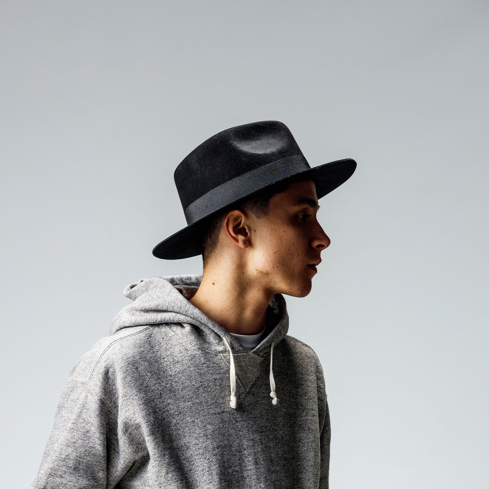 楽天市場】MIDDLE BRIM FLAT HAT ミドルブリムフラットハット 帽子