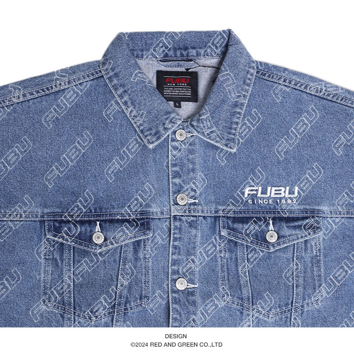 楽天市場】ラスト1点【20%OFF】FUBU アウター 長袖 Gジャン デニム