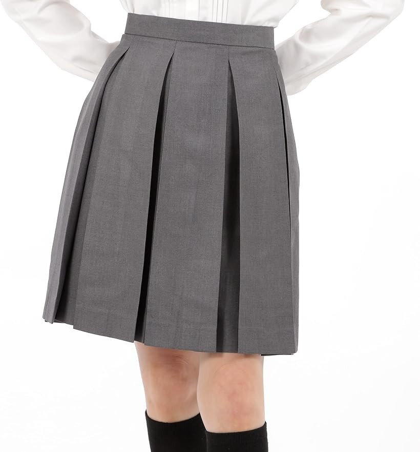 楽天市場】ボックス プリーツスカート 学生 制服 箱ヒダ スクール 女子