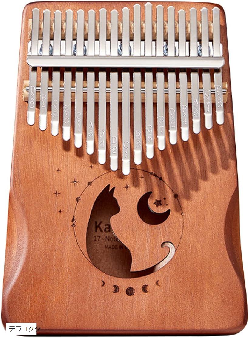楽天市場】カリンバ 猫 17キー Kalimba ネコ 木製 親指ピアノ