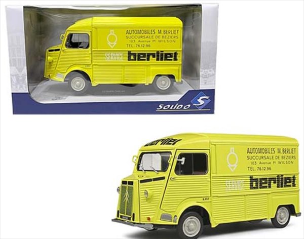 楽天市場】ミニカー 1/18 シトロエン Hトラック Berliet 黄色 Solido