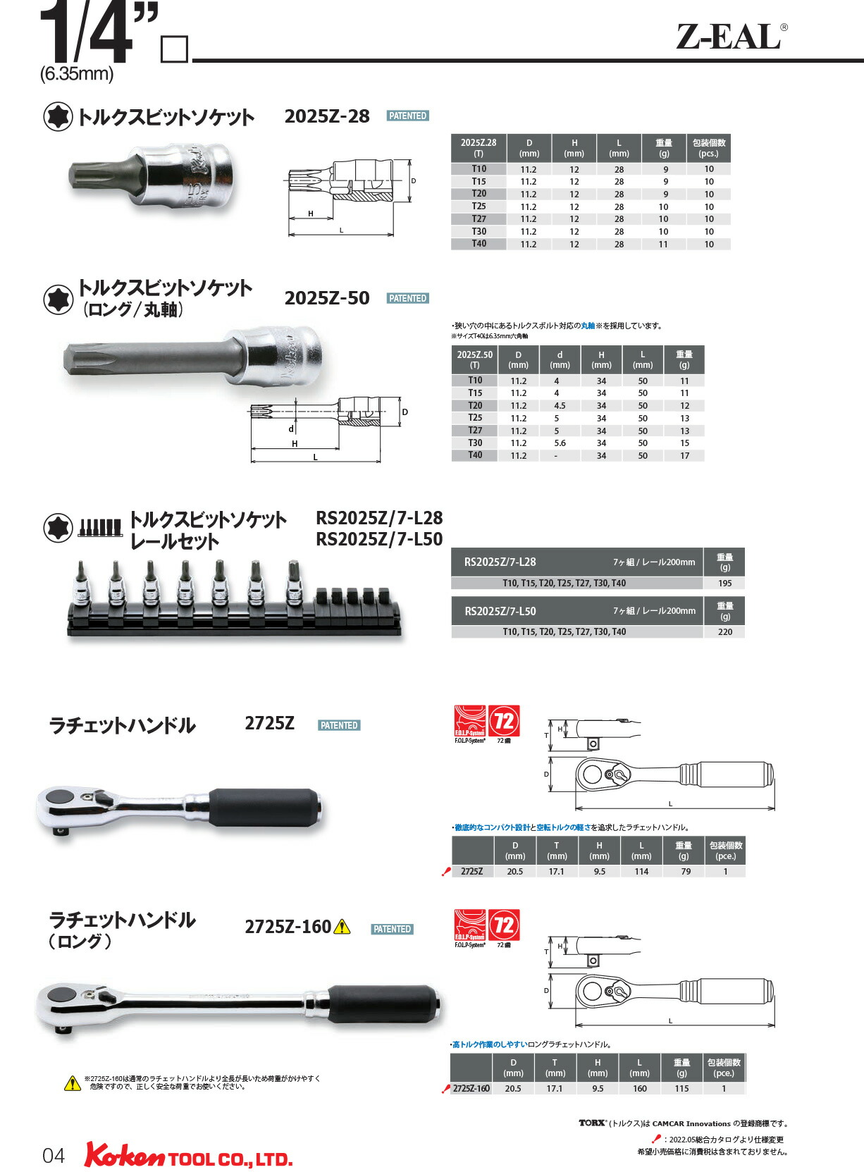 楽天市場】在庫僅少 Ko-ken 2756Z3/8 Z-EAL 1/4