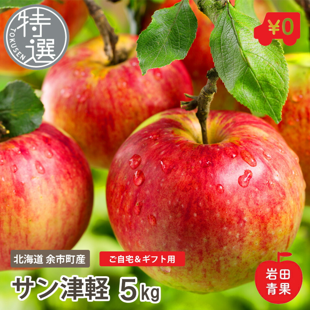 楽天市場】【販売終了】 サン津軽 特選 北海道 余市産 りんご リンゴ