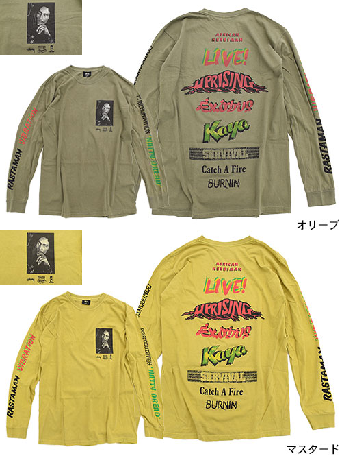 楽天市場】ステューシー STUSSY Tシャツ 長袖 メンズ Bob Marley