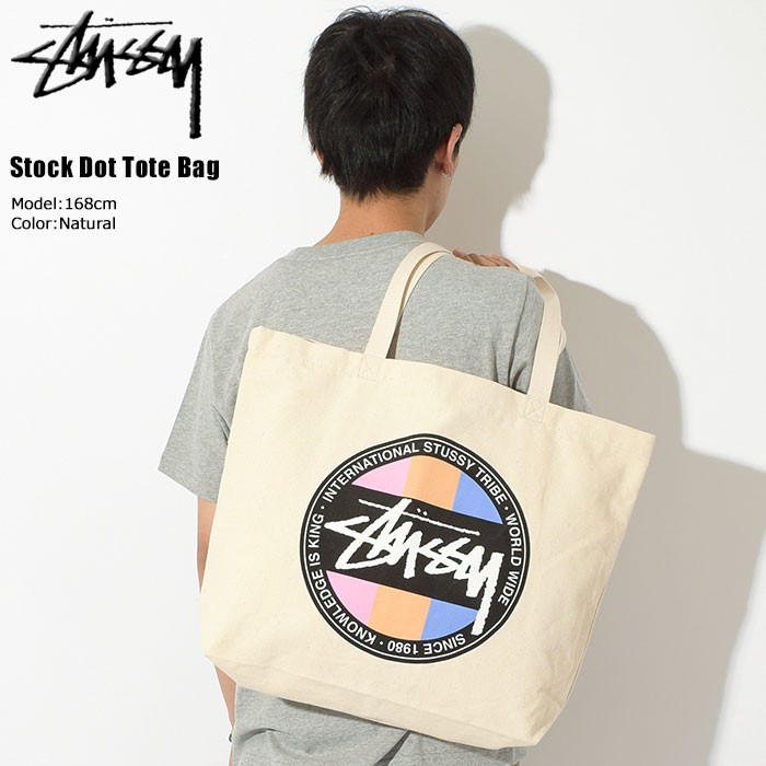 楽天市場】ステューシー STUSSY トートバッグ Stock Dot(stussy tote