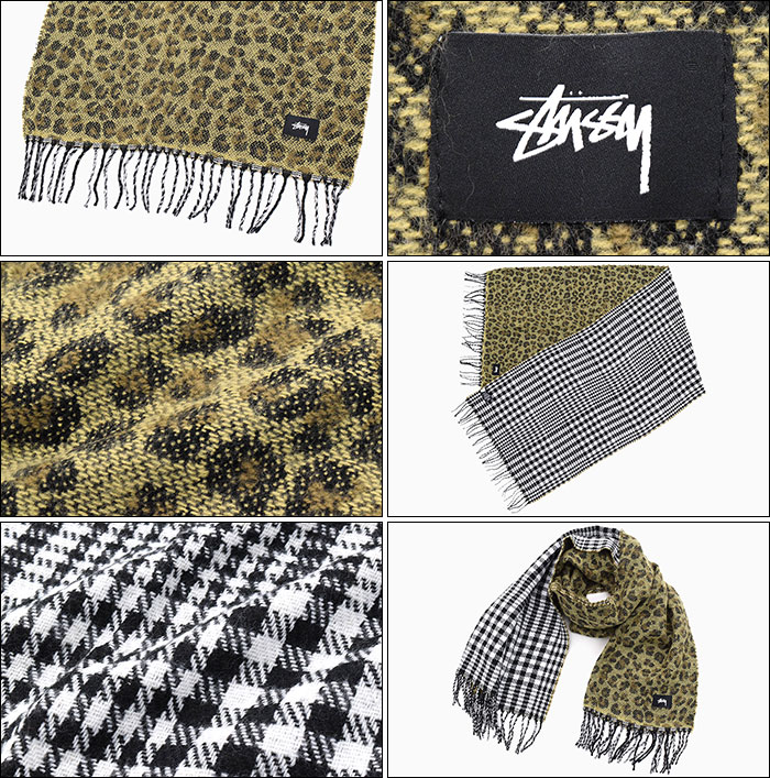 楽天市場】ステューシー STUSSY マフラー メンズ HO18 Double Faced
