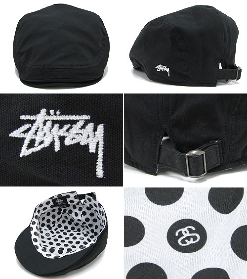 楽天市場】ステューシー STUSSY Dots ハンチングキャップ(stussy cap