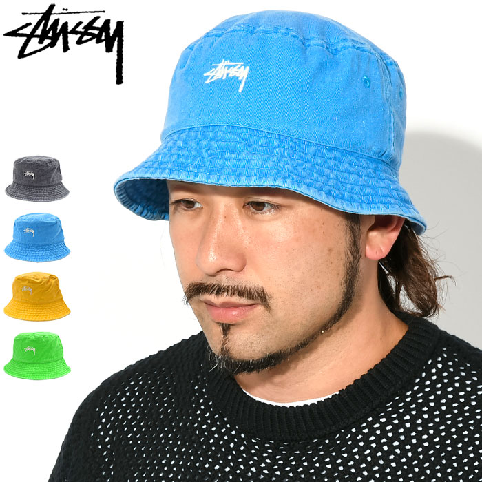 楽天市場】ステューシー STUSSY バケット ハット Washed Stock Bucket