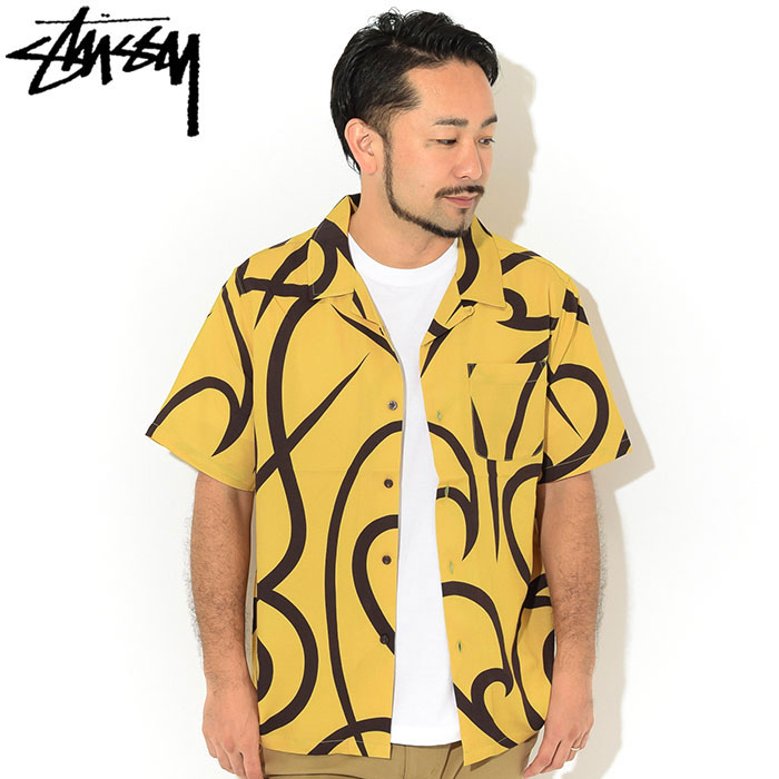 楽天市場】ステューシー STUSSY シャツ 半袖 メンズ Tribal Pattern