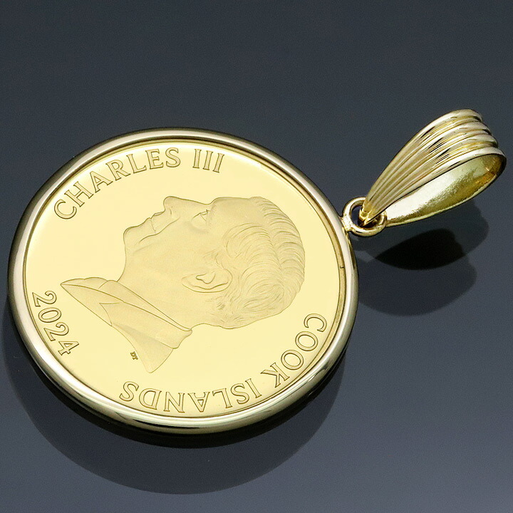 楽天市場】【完売御礼】 コイントップ 24金 ペンダントヘッド 1/10oz