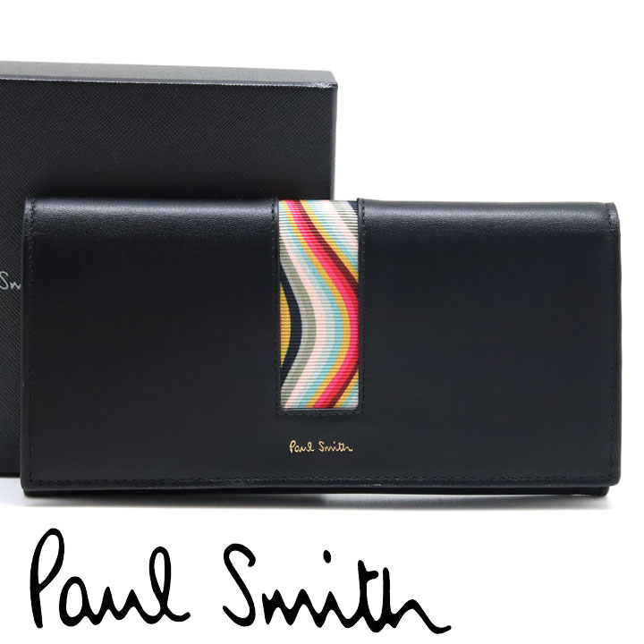楽天市場】ポールスミス 財布 PaulSmith 長財布 フラップ レディース