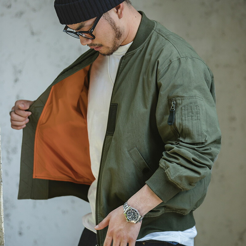 楽天市場】秋冬 MA-1 FLIGHT JACKET ヴィンテージ アメカジ メンズ
