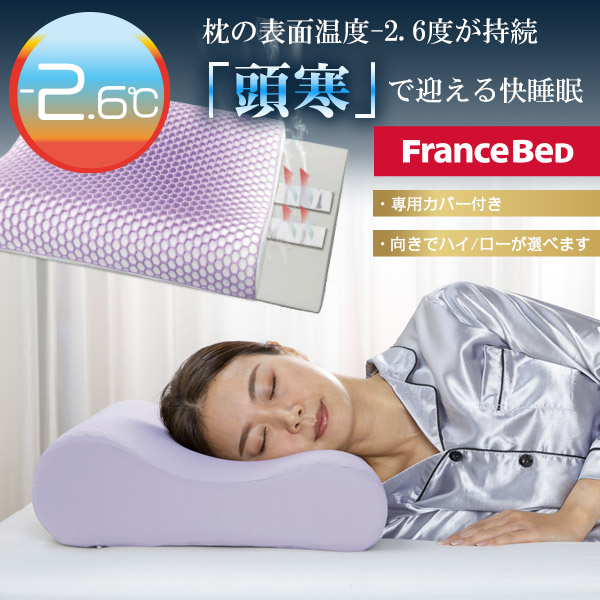 楽天市場】フランスベッド 枕 まくら 【専用カバー付き ズカンピロー