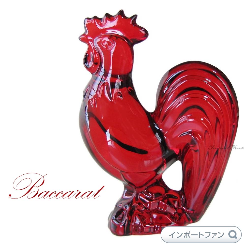 楽天市場】バカラ クリスタル 鳥 鶏 酉 干支 レッド 2810265 Baccarat