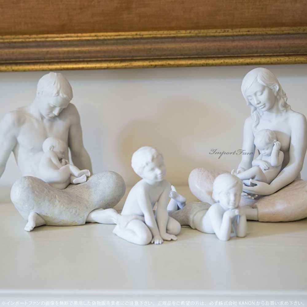 楽天市場】リヤドロ 家族の愛 お兄ちゃん 息子 置物 01008406 LLADRO
