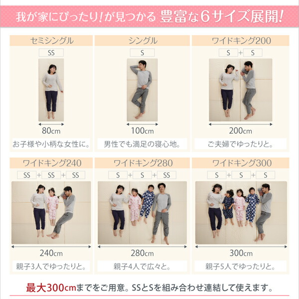 楽天市場】マットレス 三つ折り コンパクト 収納 ファミリー 子供 日本