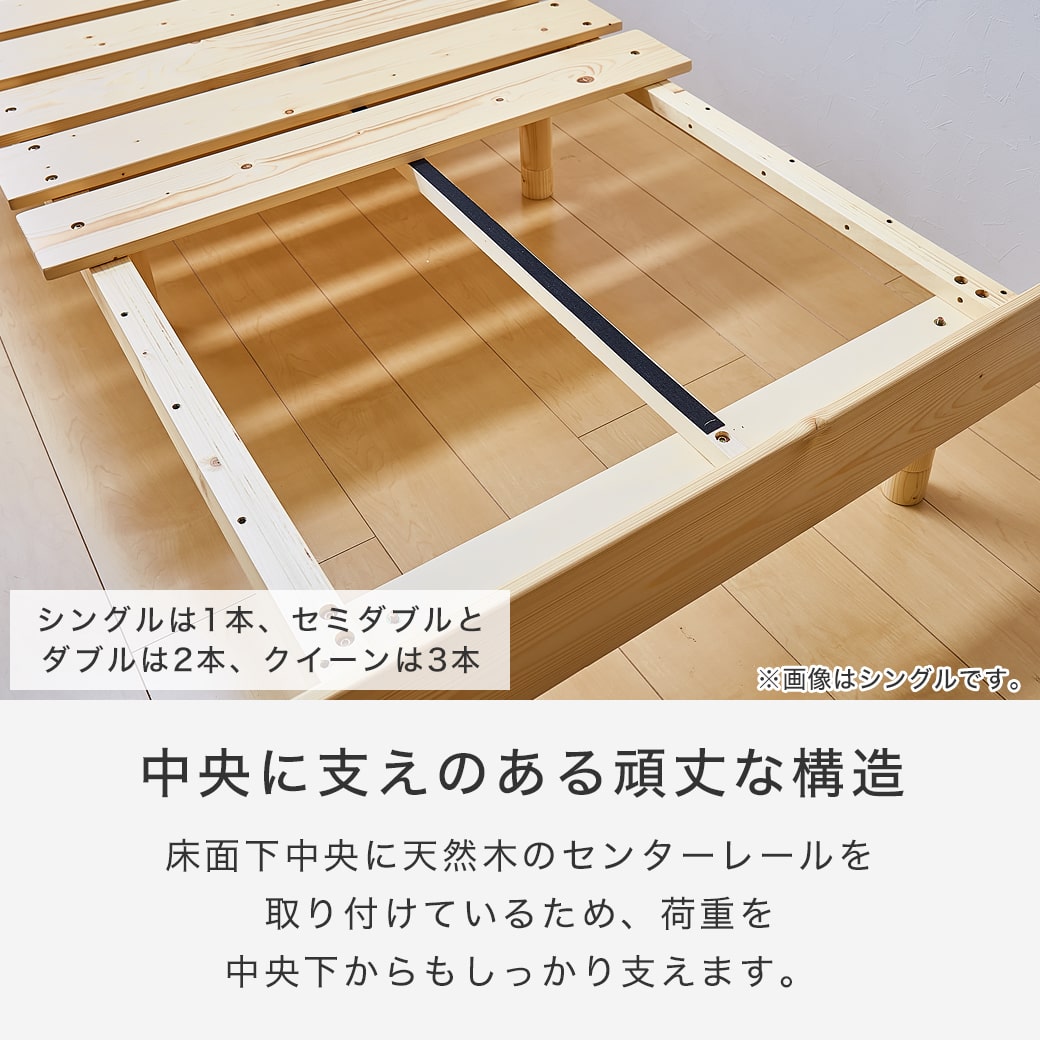 楽天市場】マーヴィン すのこベッド ローベッド クイーン ベッド