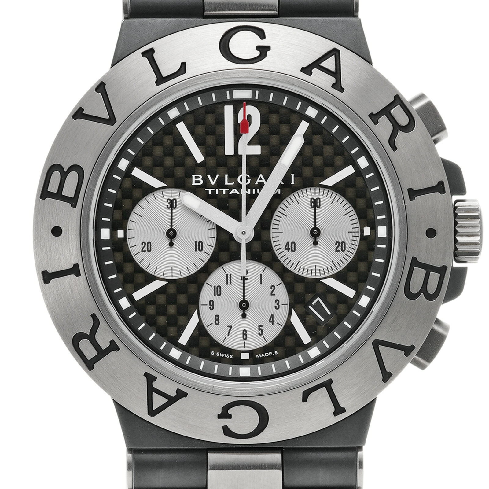 楽天市場】【中古】 ブルガリ BVLGARI ディアゴノ クロノグラフ