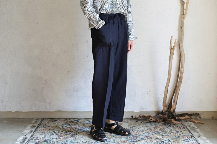 楽天市場】【Kaptain Sunshine】 Sideseemless Easy Pants NAVY サイド