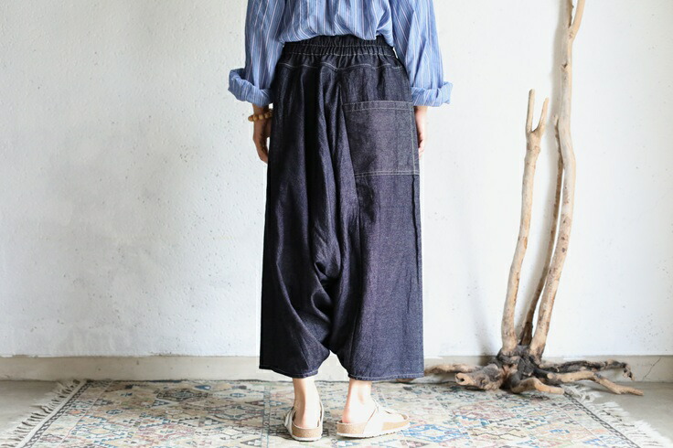 楽天市場】tamaki niime(タマキ ニイメ) 玉木新雌 indigo tarun pants