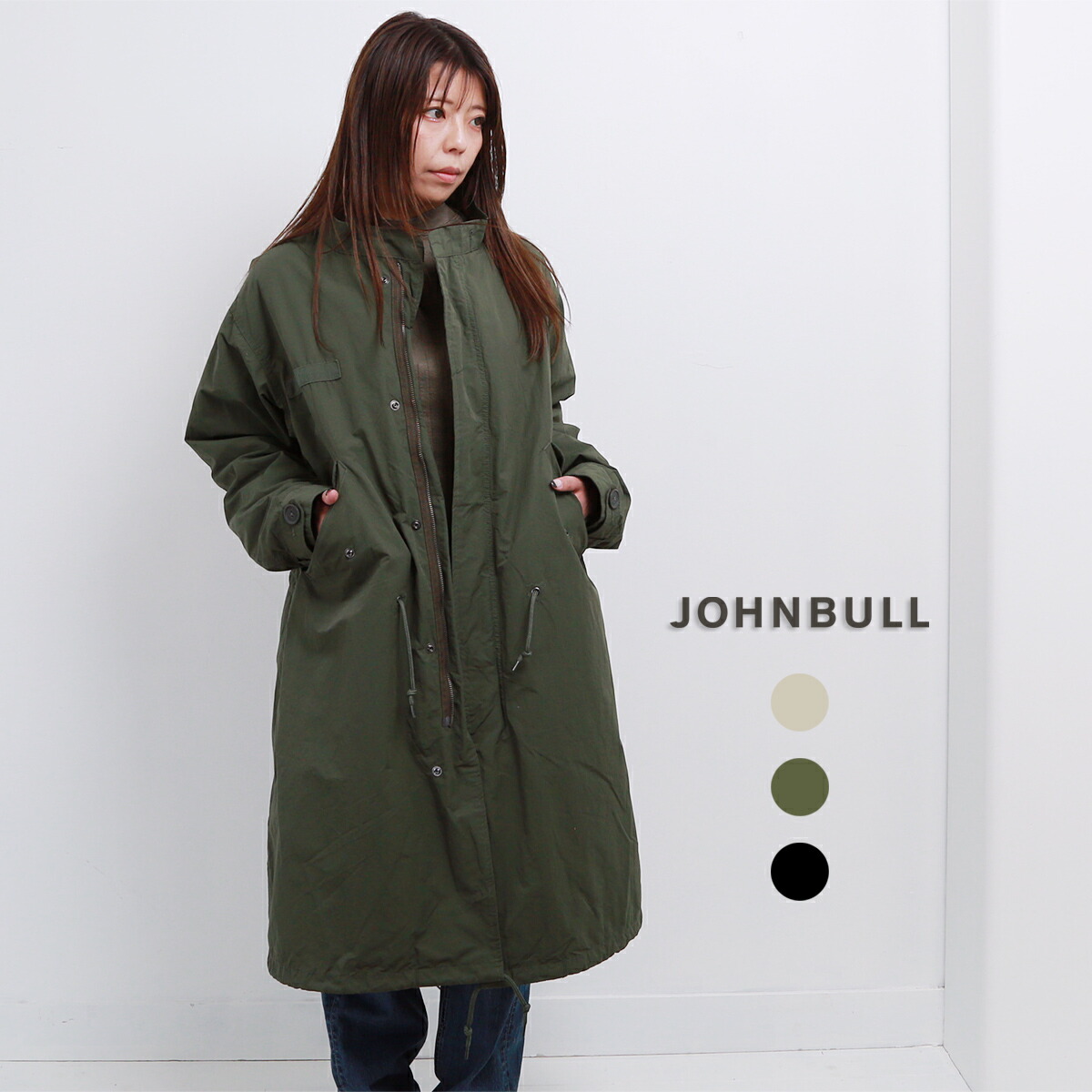 楽天市場】JOHNBULL M-65モッズコート レディース メンズ ジョンブル