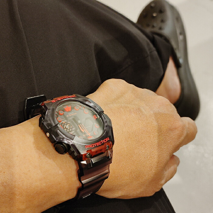 楽天市場】CASIO “ 新型 G-SHOCK” GA-B001G-1AJF ブラックスケルトン