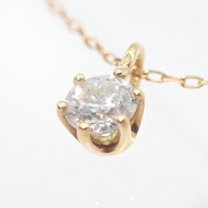 楽天市場】【送料無料】 ダイヤモンド ネックレス 【K18YG01】 0.1ct