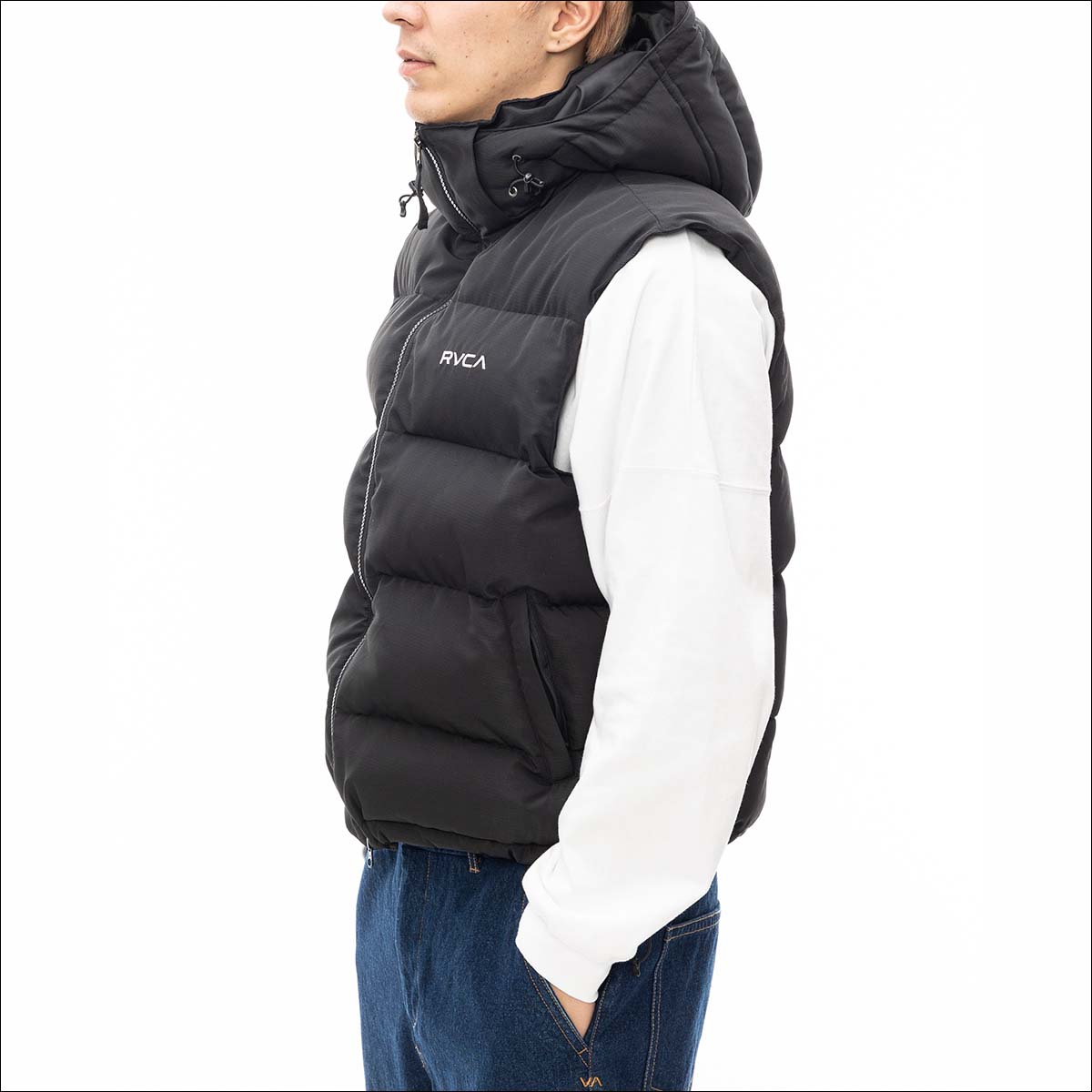楽天市場】24 RVCA ルーカ ダウンベスト PUFFER VEST JACKET