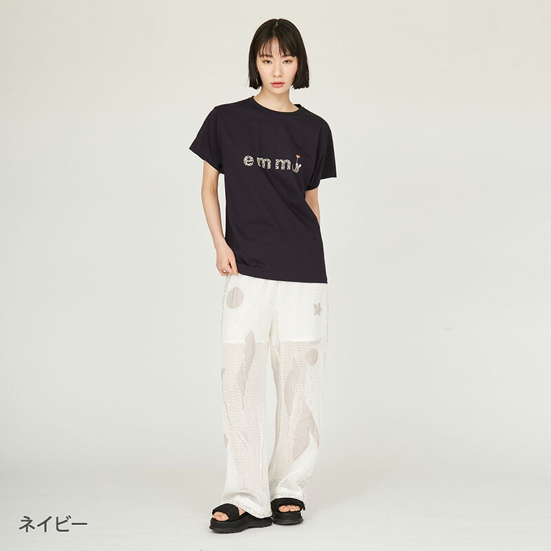 楽天市場】emmi × LeoLionni エミ×レオレオニ emmiロゴグラフィックT