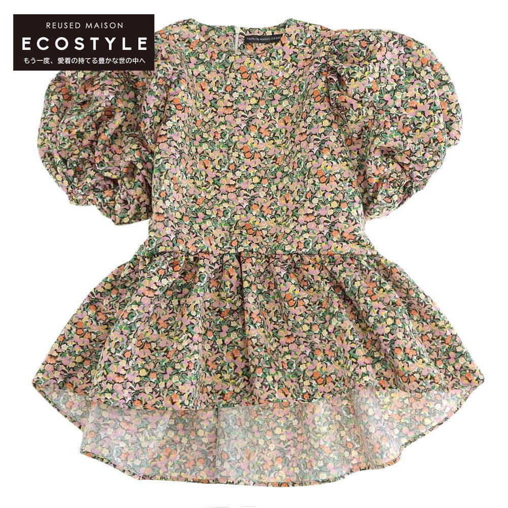 ツルバイマリコオイカワ ⭐︎Eleonore ピンク ペプラムトップス