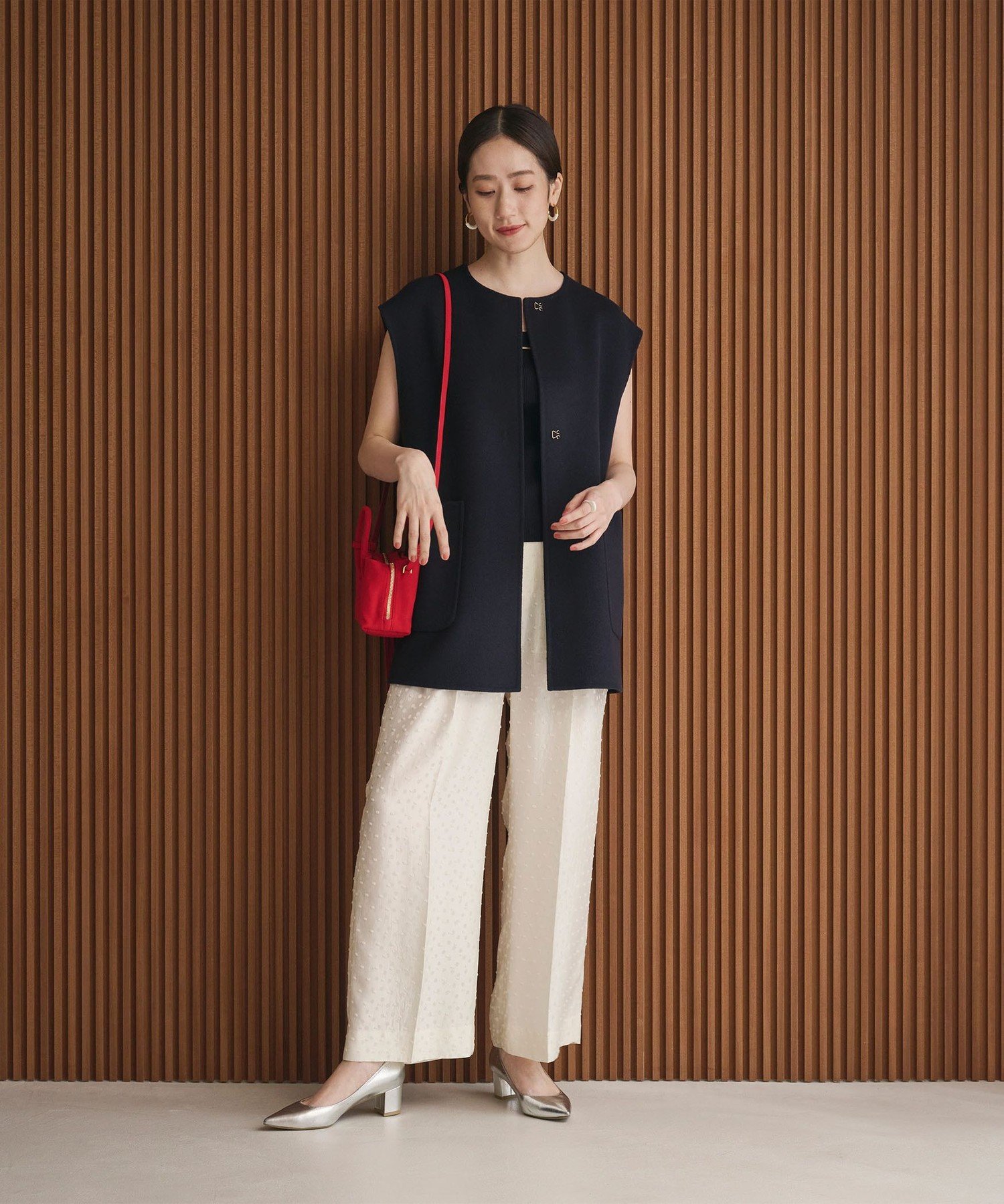 UNITED ARROWS｜バイカラー リバー ベスト | Rakuten Fashion(楽天