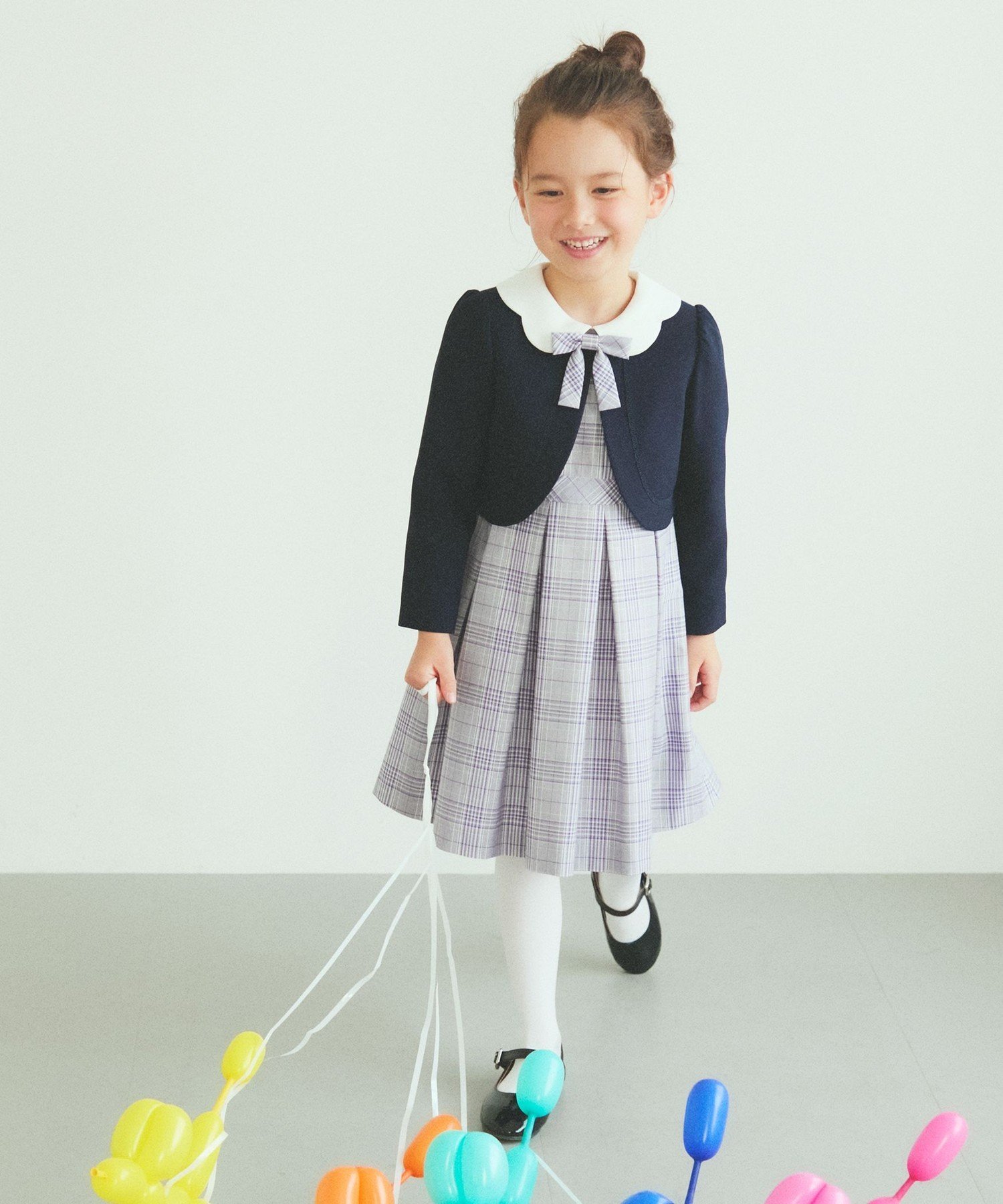 BEAMS mini｜セレモニー ワンピース + ボレロ セット 2026SS(110~130cm