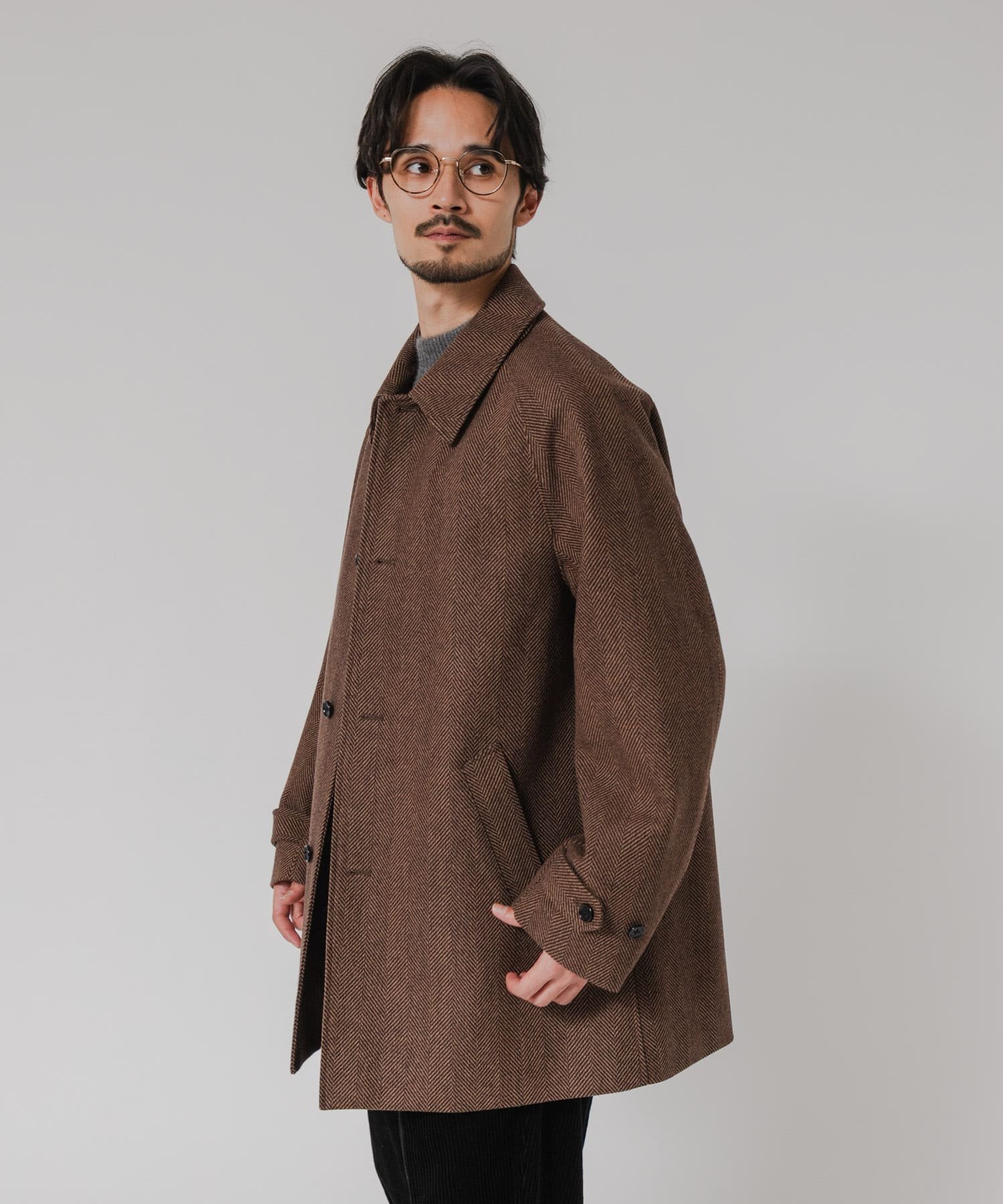 URBAN RESEARCH｜WINDPROOF TWEED HALF COAT | Rakuten Fashion(楽天