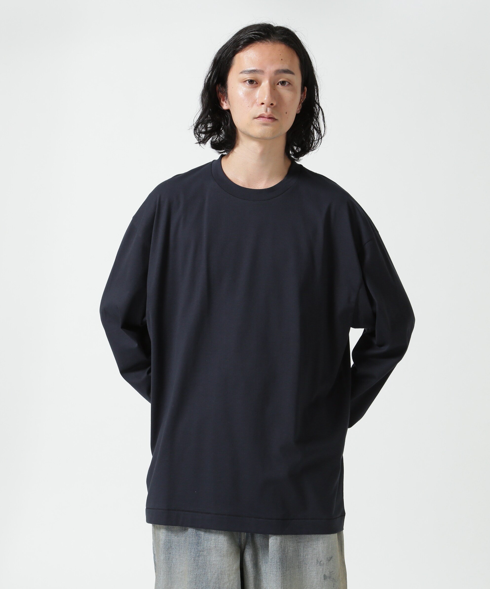 B'2nd｜ATON (エイトン)SUVIN60/2 | OVERSIZED L/S T-SHIRT | Rakuten