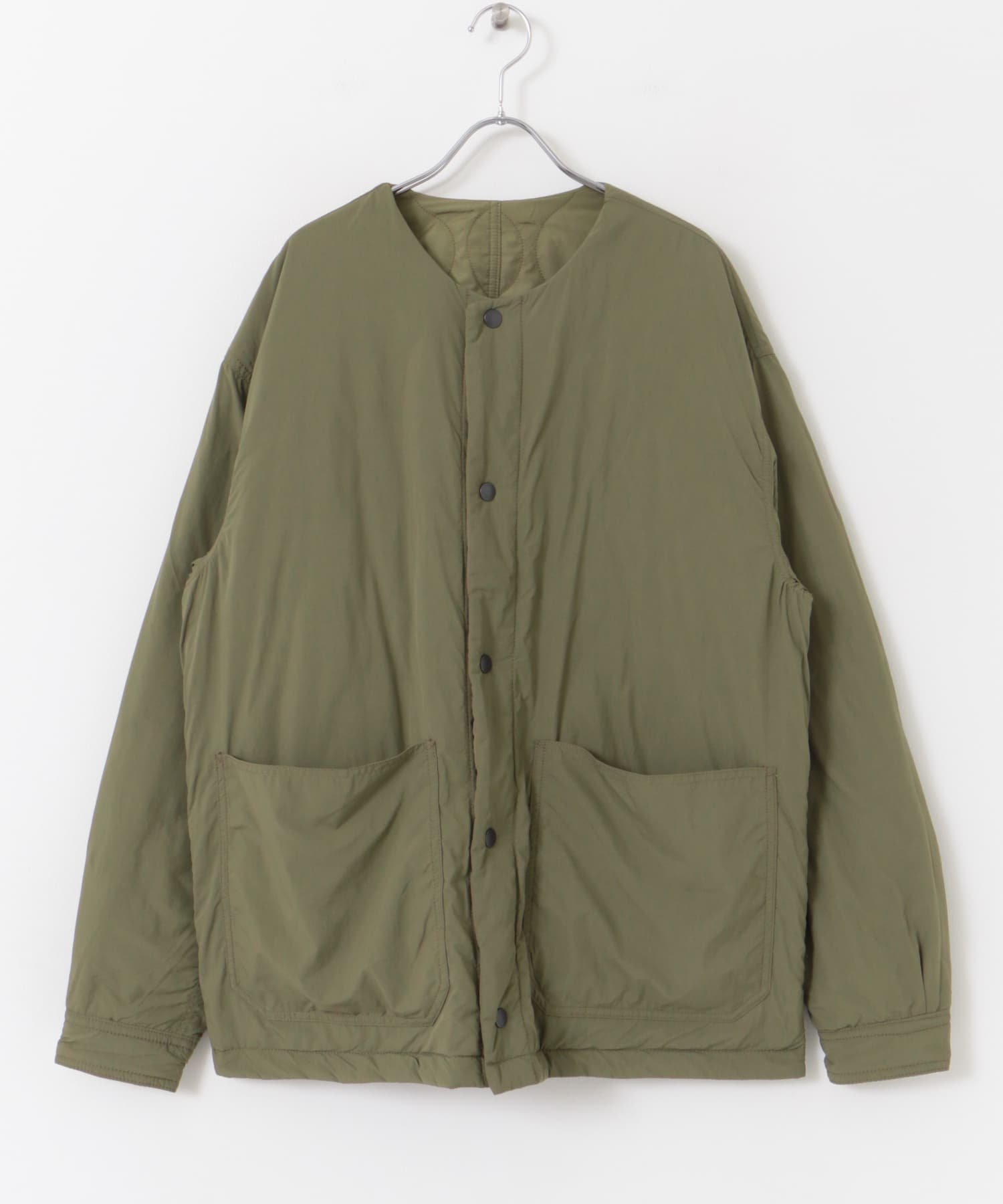 URBAN RESEARCH DOORS｜FORK&SPOON リバーシブルノーカラーブルゾン