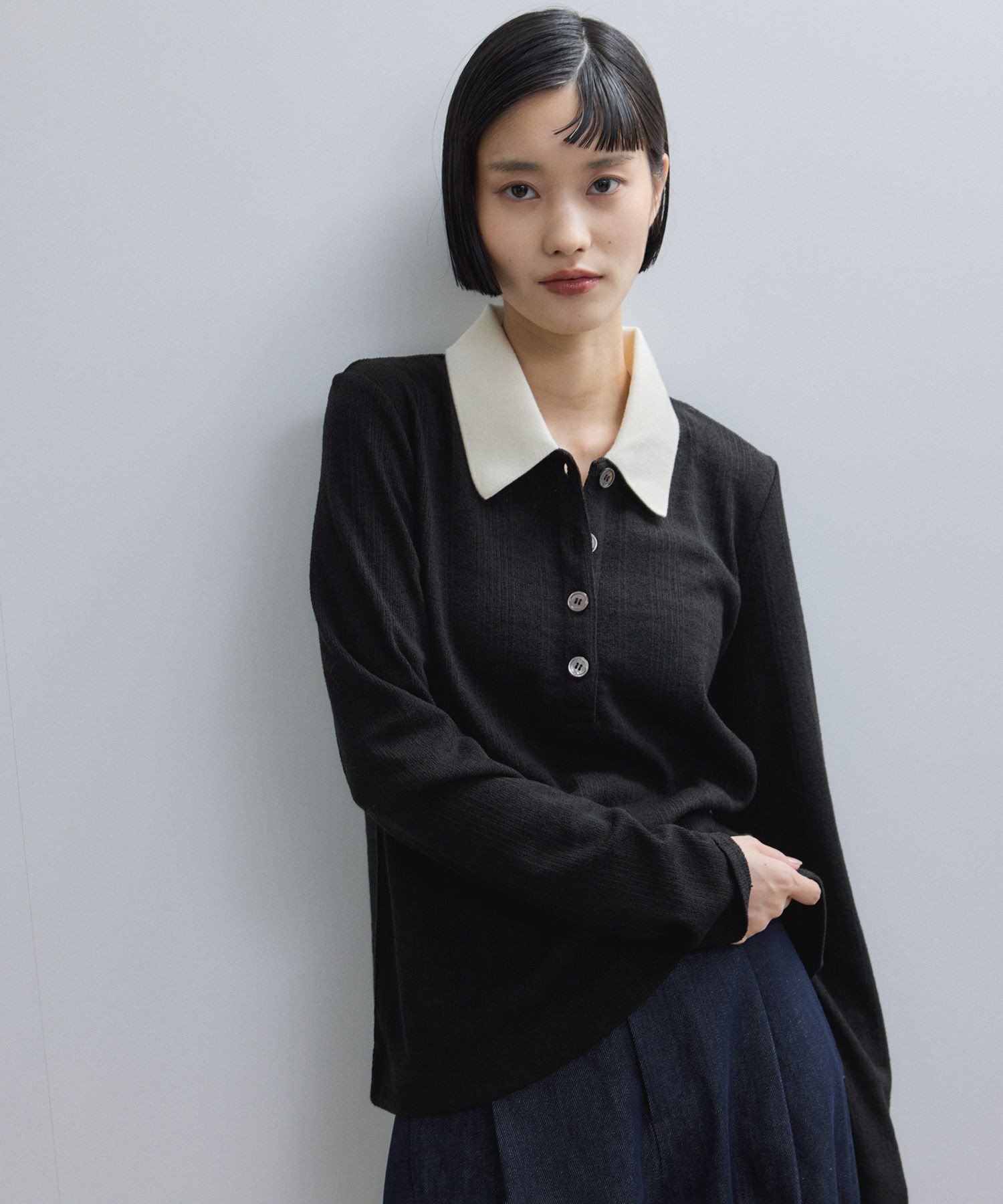 ADAM ET ROPE'｜【WEB限定】ロングスリーブポロシャツ | Rakuten