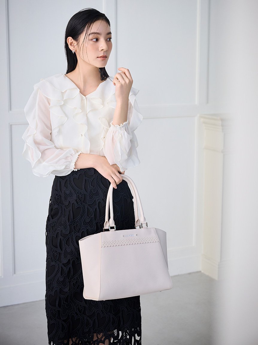 CELFORD｜【WEB限定サイズ】ハートレースタイトスカート | Rakuten