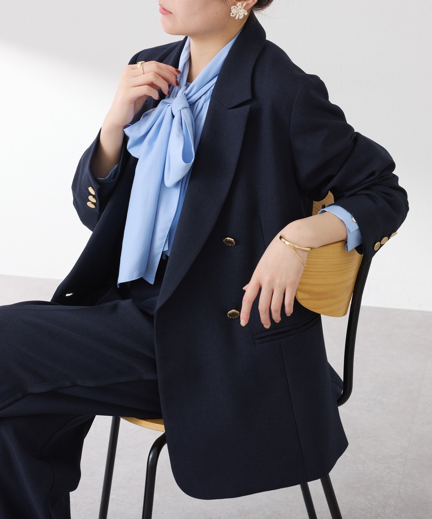 COLLAGE GALLARDAGALANTE｜ウールライクダブルジャケット | Rakuten
