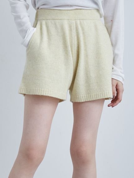 MIESROHE｜ソフトシャギーニットショートPT | Rakuten Fashion(楽天